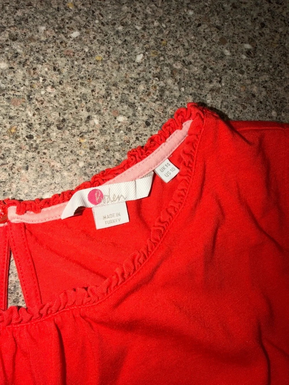 Boden | Tops | Boden Bright Red Sleeveless Keyhole Shell Top | Poshmark